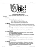 Cover of The Athletic Edge Phenolic Locker Specifications