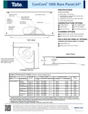 Cover of Tate ConCore 1000 Data Sheet